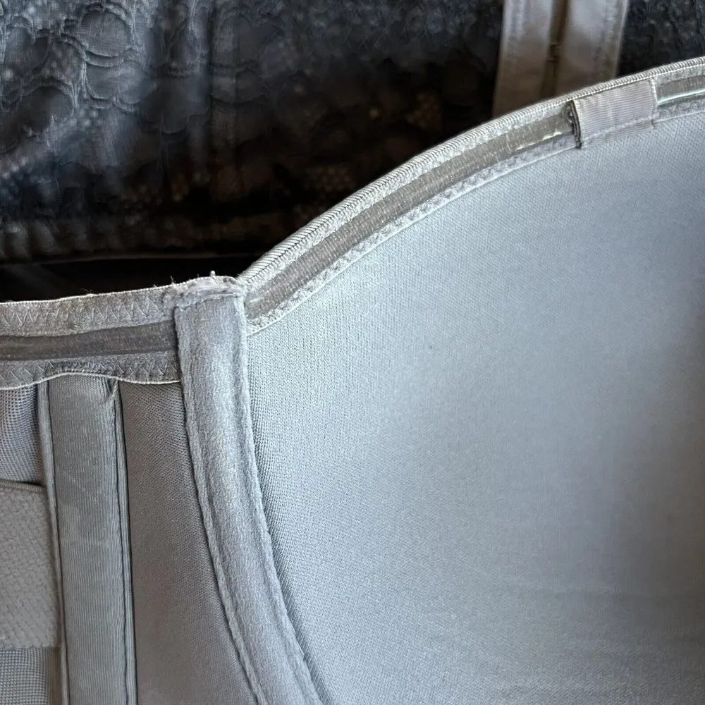 Torrid Bras 46DD 44DD Gray Lace Push Up Multi Way Missing‎ Straps - Image 4