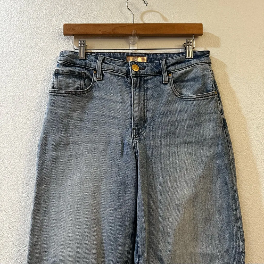 KUT Women's Ashley High Rise Slouchy Barrel Straight Leg Denim Jeans Size 4 - Image 4