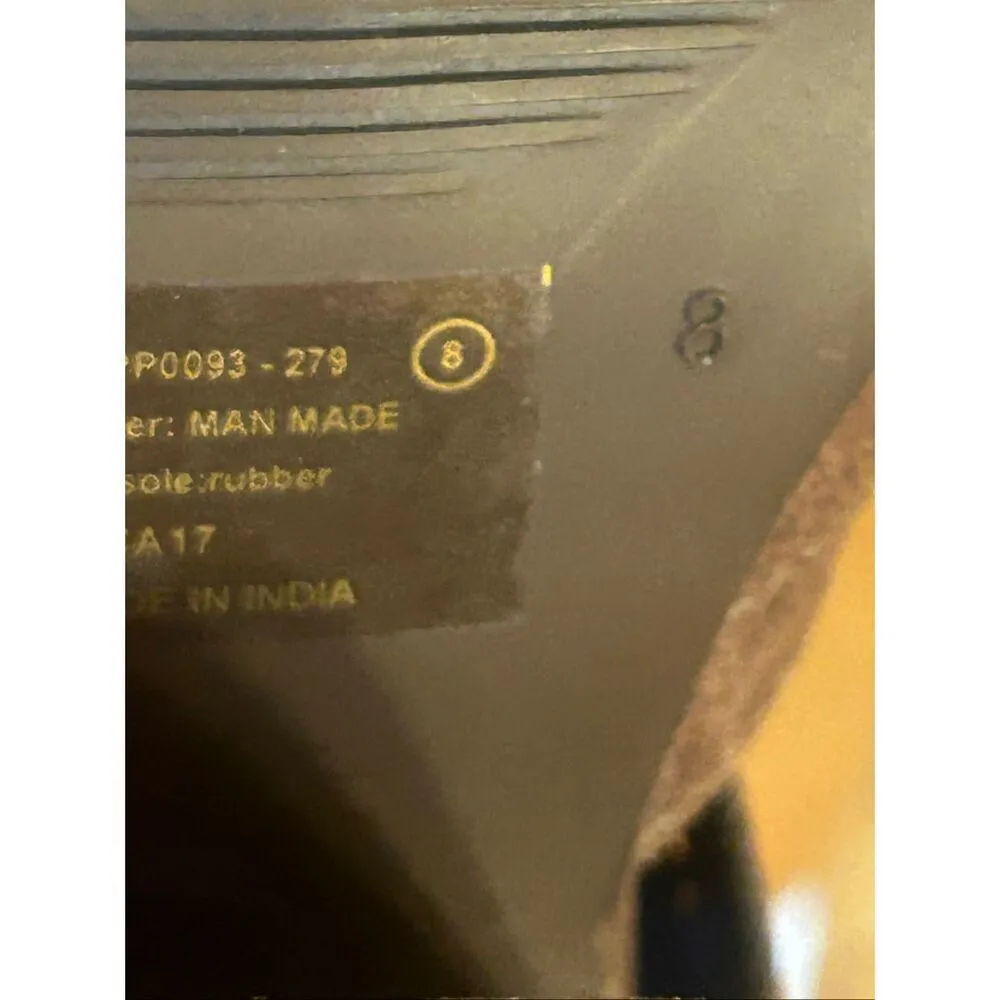 Not Rated Size 8 Santana Laser Cut Bootie Platform Peep toe Pump Sandals - Image 7