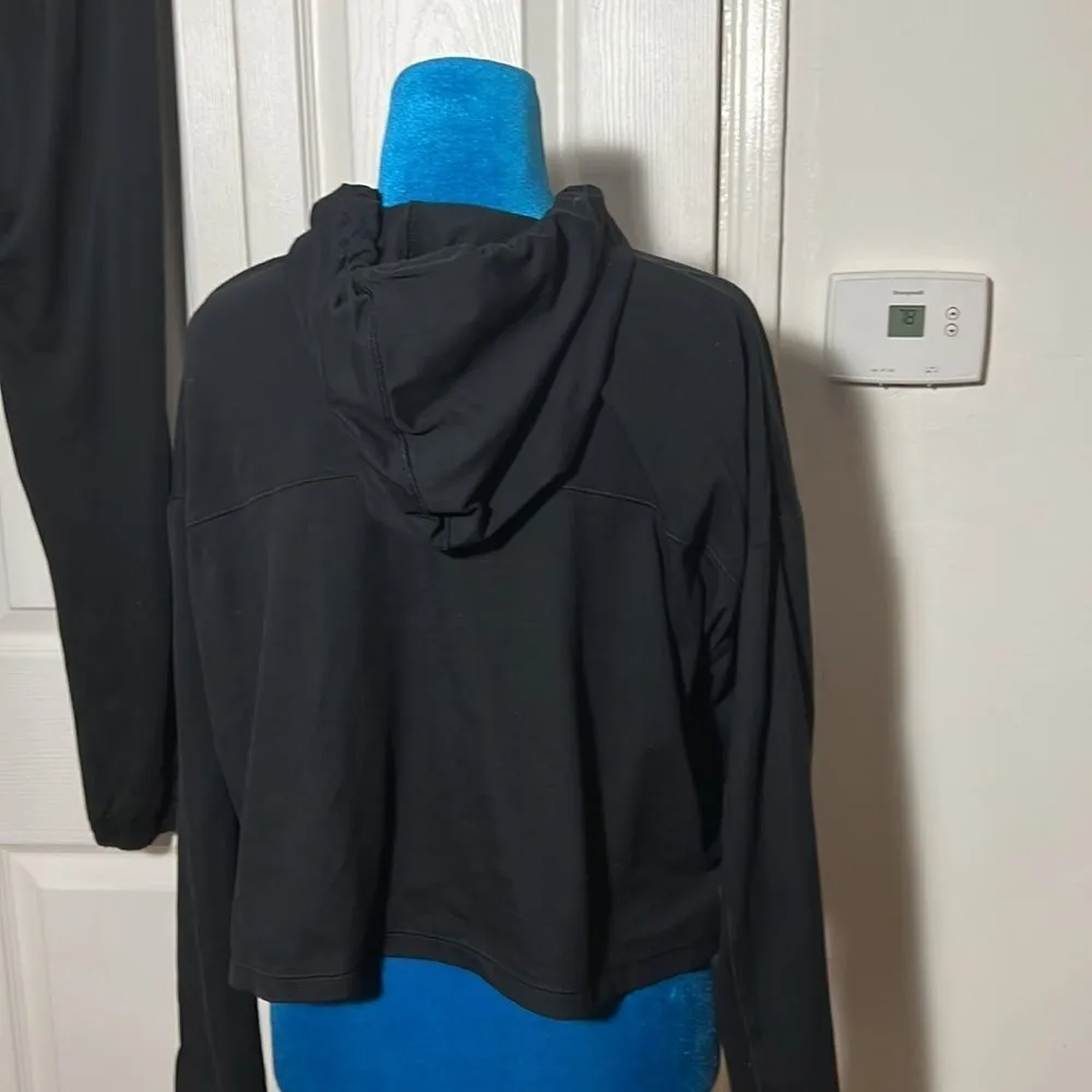 Girlfriend‎ Collective Set Cropped Hoodie and Jogger XS Excellent Condtion Soft - Image 4