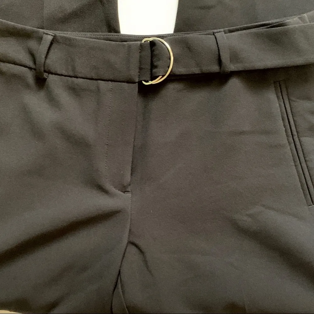 Adrianna Papell Pants Black Straight Leg Dress Career Slacks Pants Size 6 - Image 7