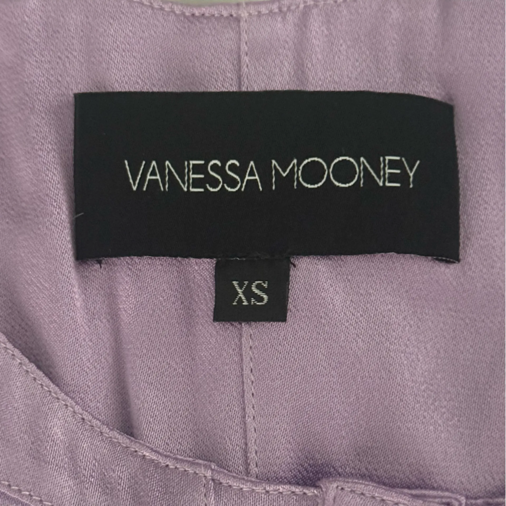 Vanessa Mooney Elisabeth Satin Lavender Romper - Image 4