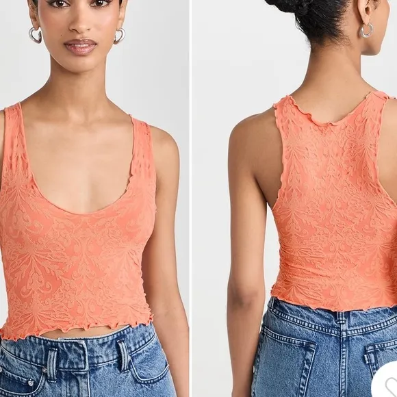 Here For You Cami in Burnt Coral size L/XL - Image 2