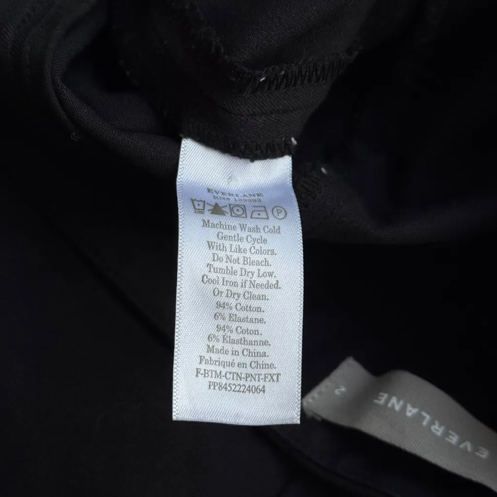 Everlane  Navy The Fixed Waist Stretch Cotton Pant - Image 6