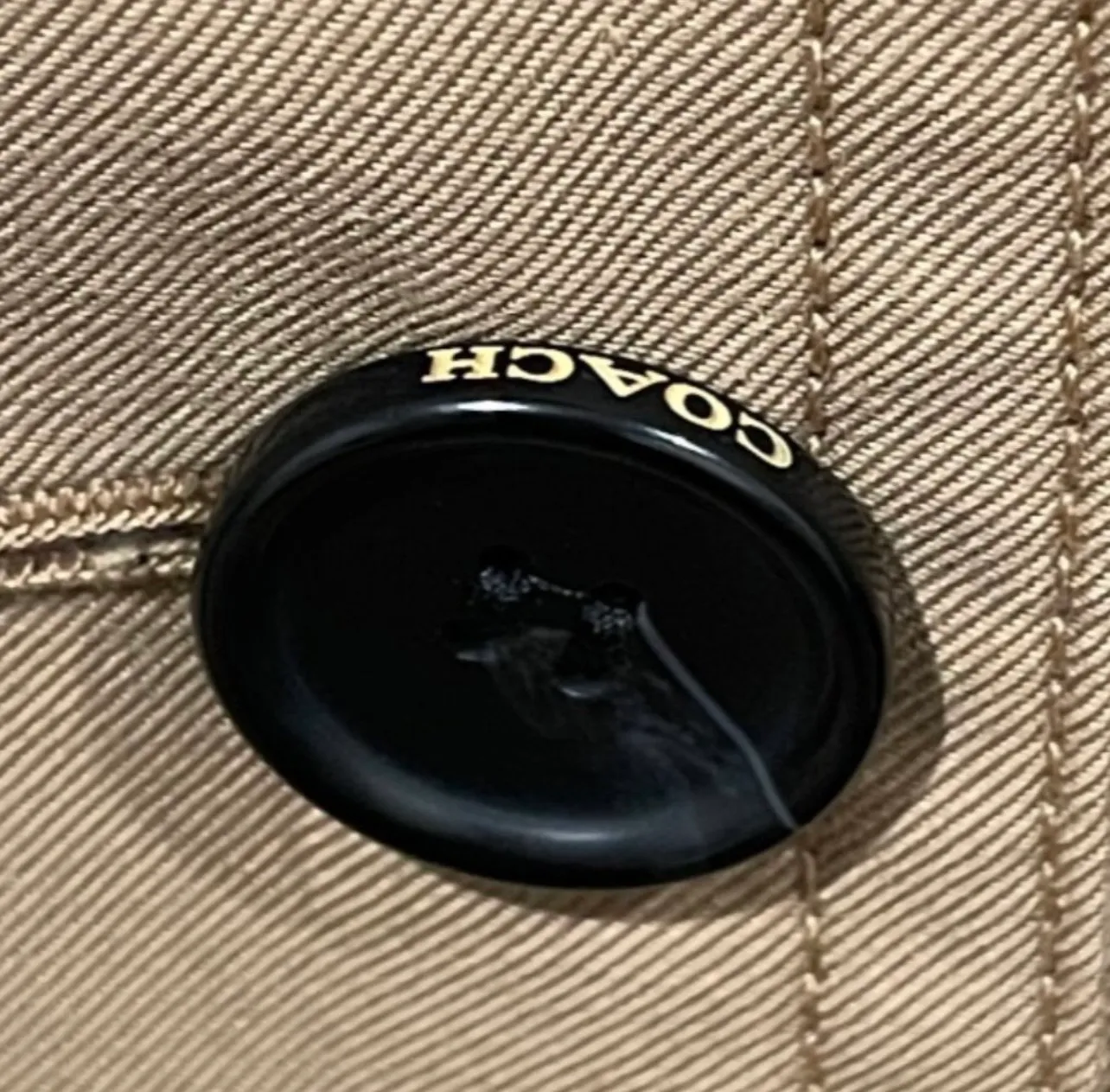 Short Trench Tan Coat - Image 10