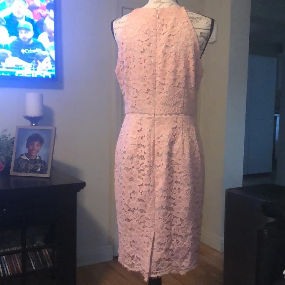 LAST CHANCE 💄 Vince Camuto Pink Lace Dress, size 10 - Image 4