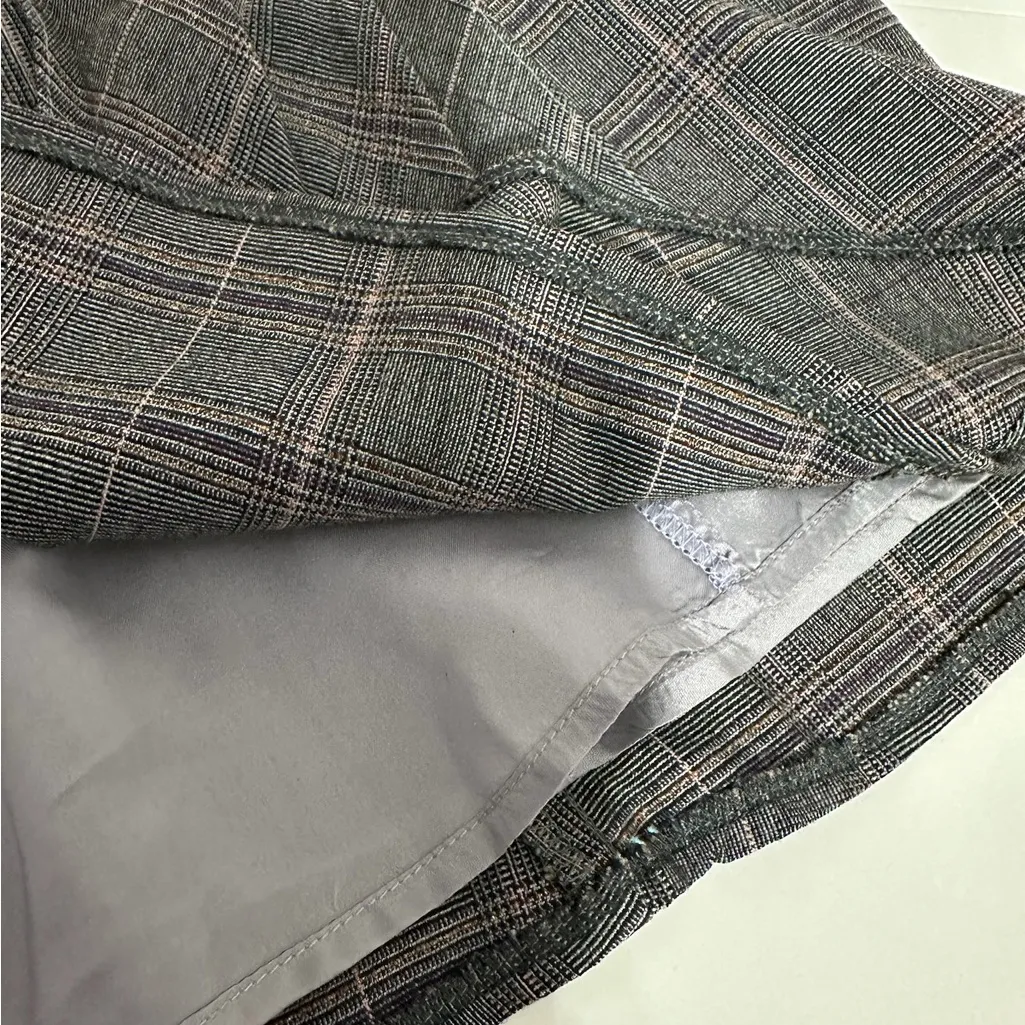 Nanette Lepore Plaid Wool Blend Asymmetrical Skirt Vintage Y2K Size 4 Academia - Image 7