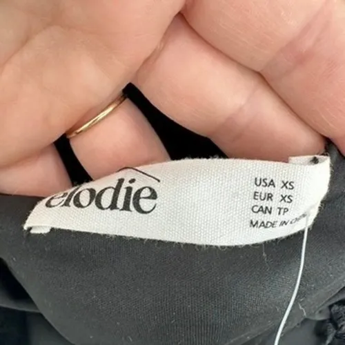 Elodie Sheer Black Floral Lace Long Sleeve Top XS Date Night Girls Night Out NWT - Image 6