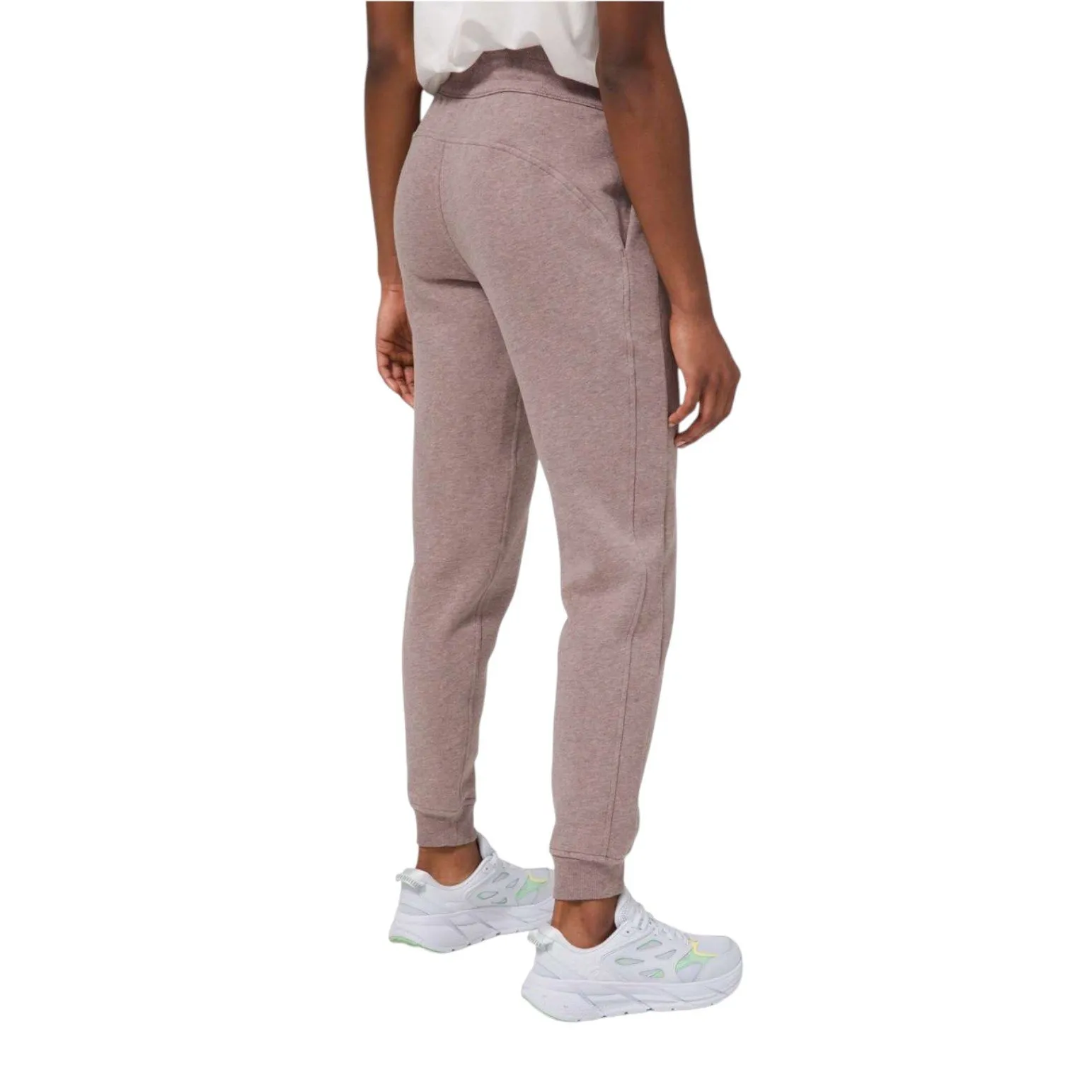 Lululemon Jogger Heathered Purple Violet Verbena Light Cotton Terry Size 10 - Image 4