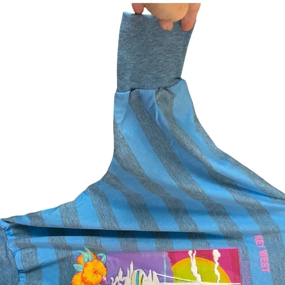 Vintage Florida Outer Reef 80s/90s Key West Graphic Sweatshirt Size Large Blue - Image 2