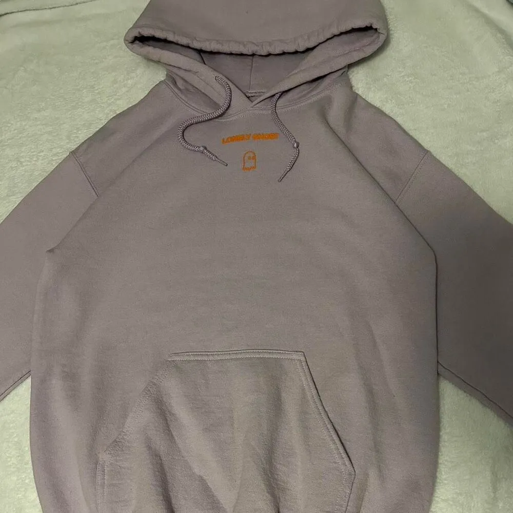 Lonely-ghost Women's Purple Hoodie - Image 2