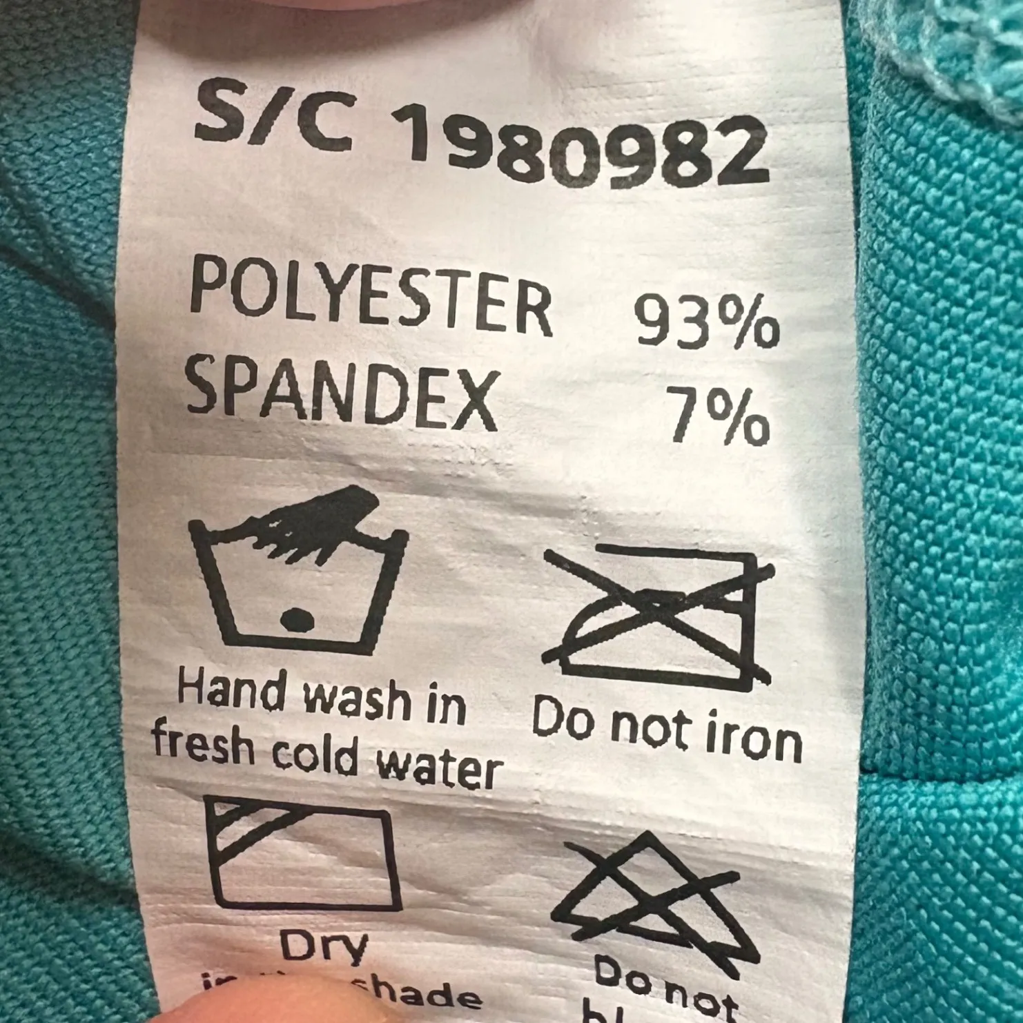 SCUBAPRO Womens Long Sleeve Rash Guard Swim Shirt Teal Hexagon UPF‎ 50 L Blue Size M - Image 8