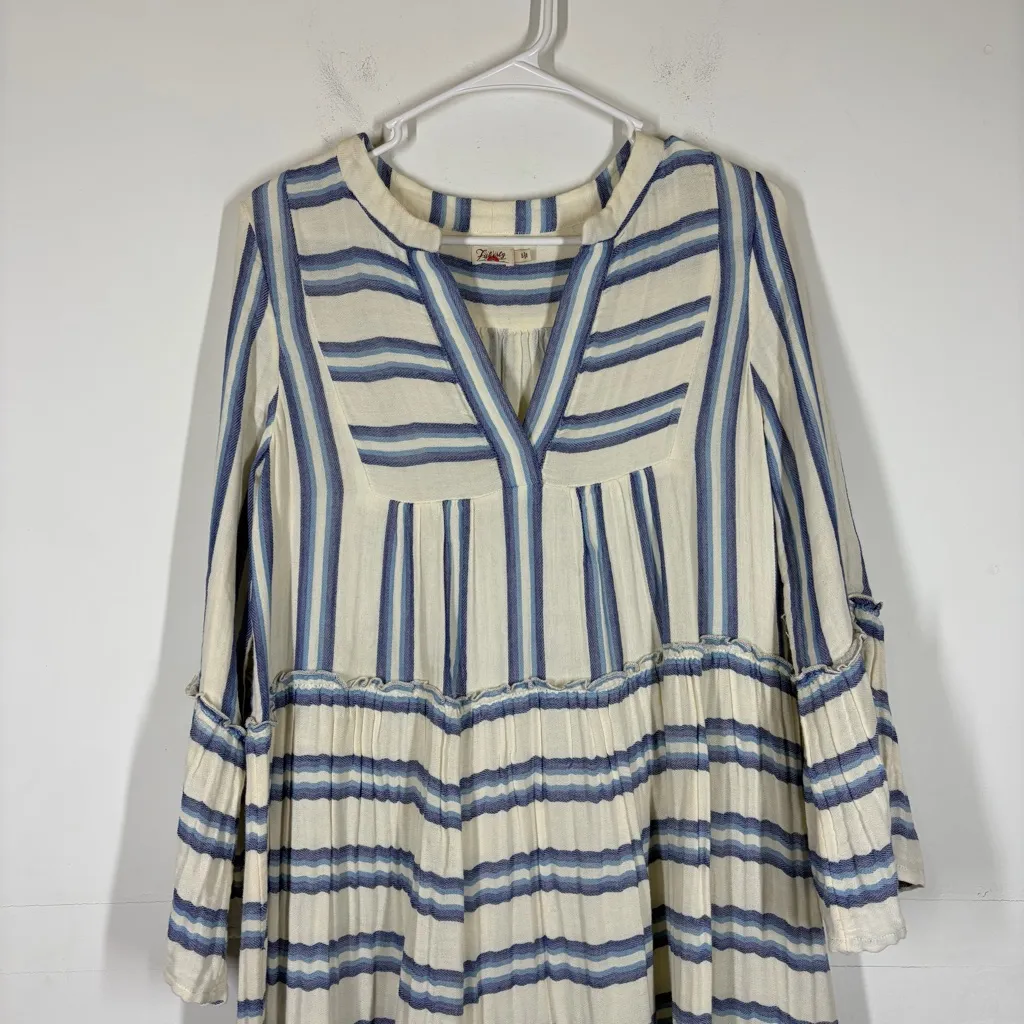 Faherty Vida Cotton Gauze Dress Size Small - Image 6
