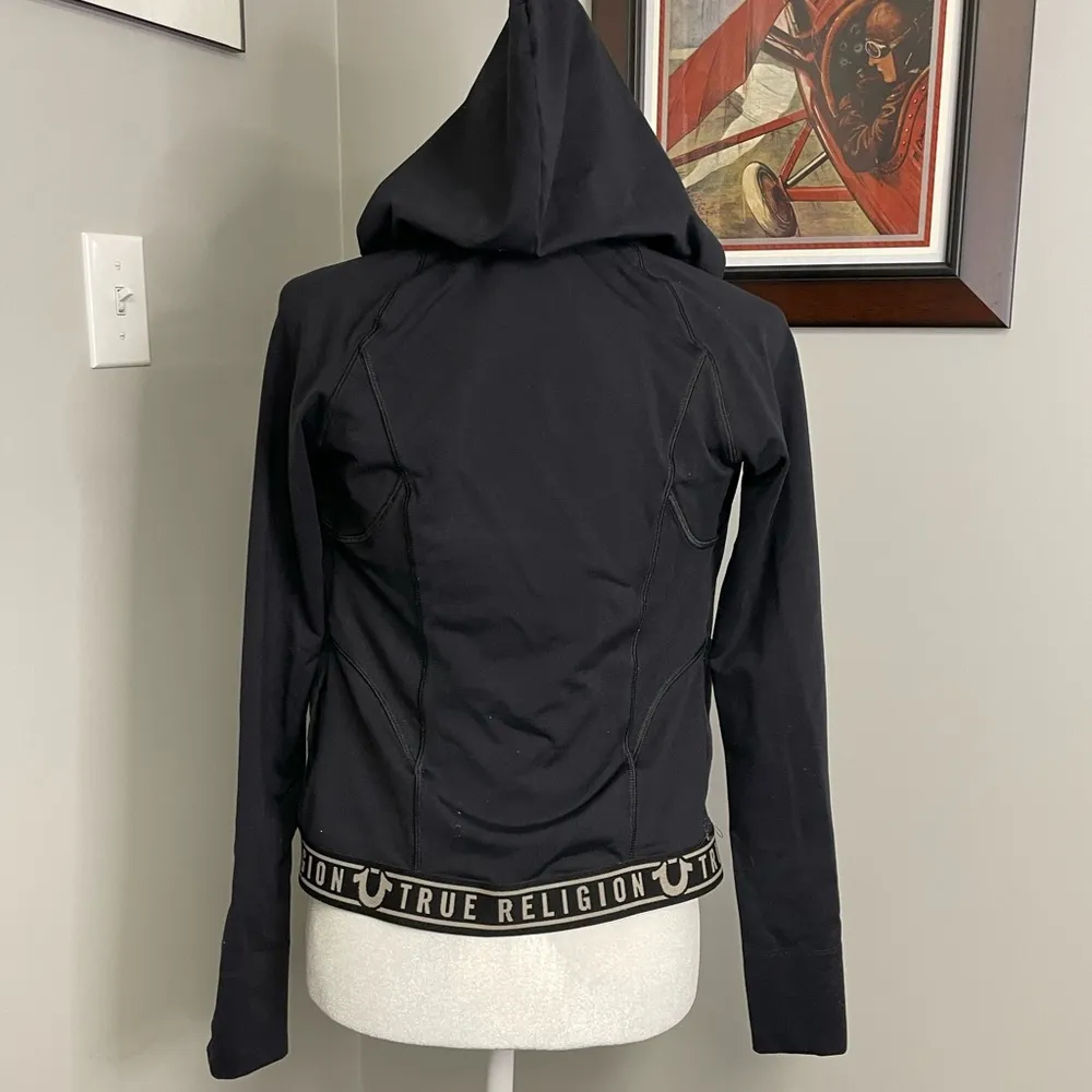 True religion cropped zip up jacket Black Size XS - Image 3