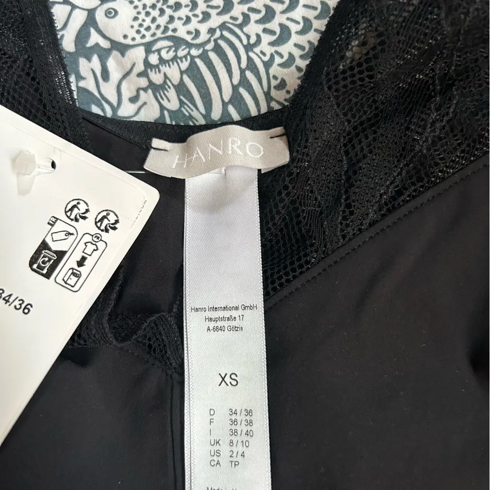 Hanro Blanca Crop Top Black Size XS - Image 9