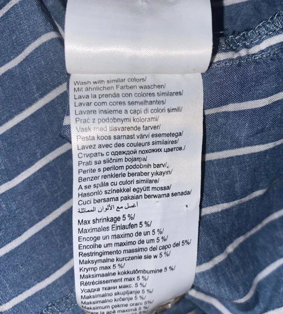 Y.A.S. Fast Stripe Shirt in Blue Stripe - Image 8