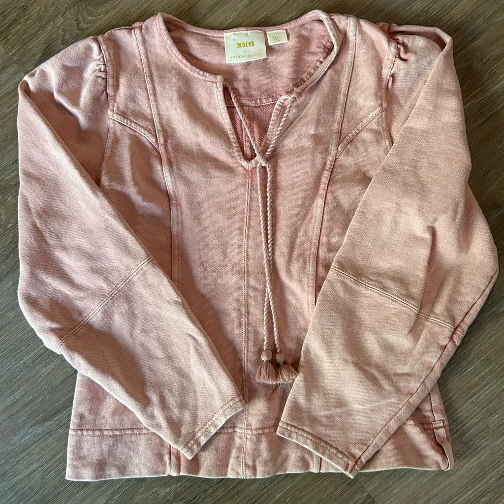 Anthropologie Maeve Pink Blouse - Image 7