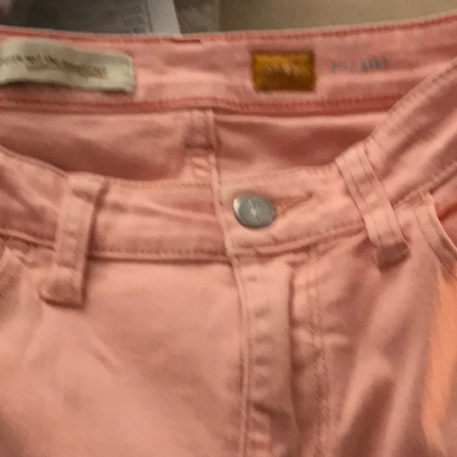 Pilcro & the Letterpress Stet Peach Cropped Ankle 27 Dopamine Boho Classic - Image 4