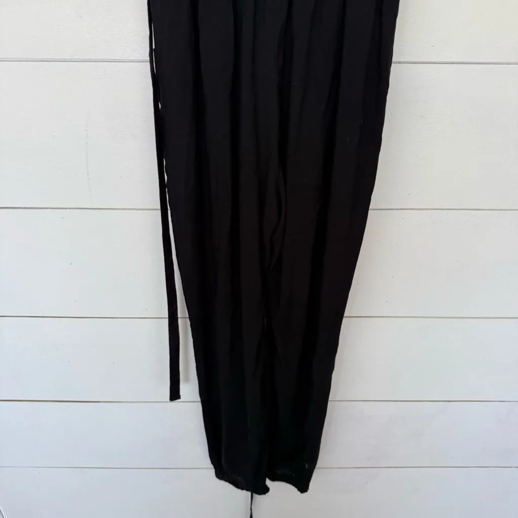 Lulu’s Black Women’s XS Sleeveless Surplice Take on The Day Jumpsuit - Image 5