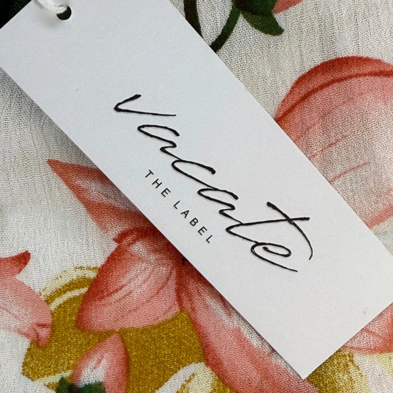 Vacate Anthropologie Floral Button Down Top Blouse Long Sleeve Pink Casual Sz S - Image 6