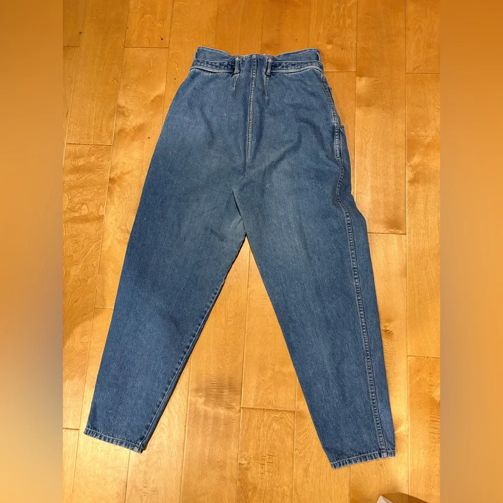 Vintage 90s  Bonjour high waist mom barrel jeans 11/12 sz S - Image 2