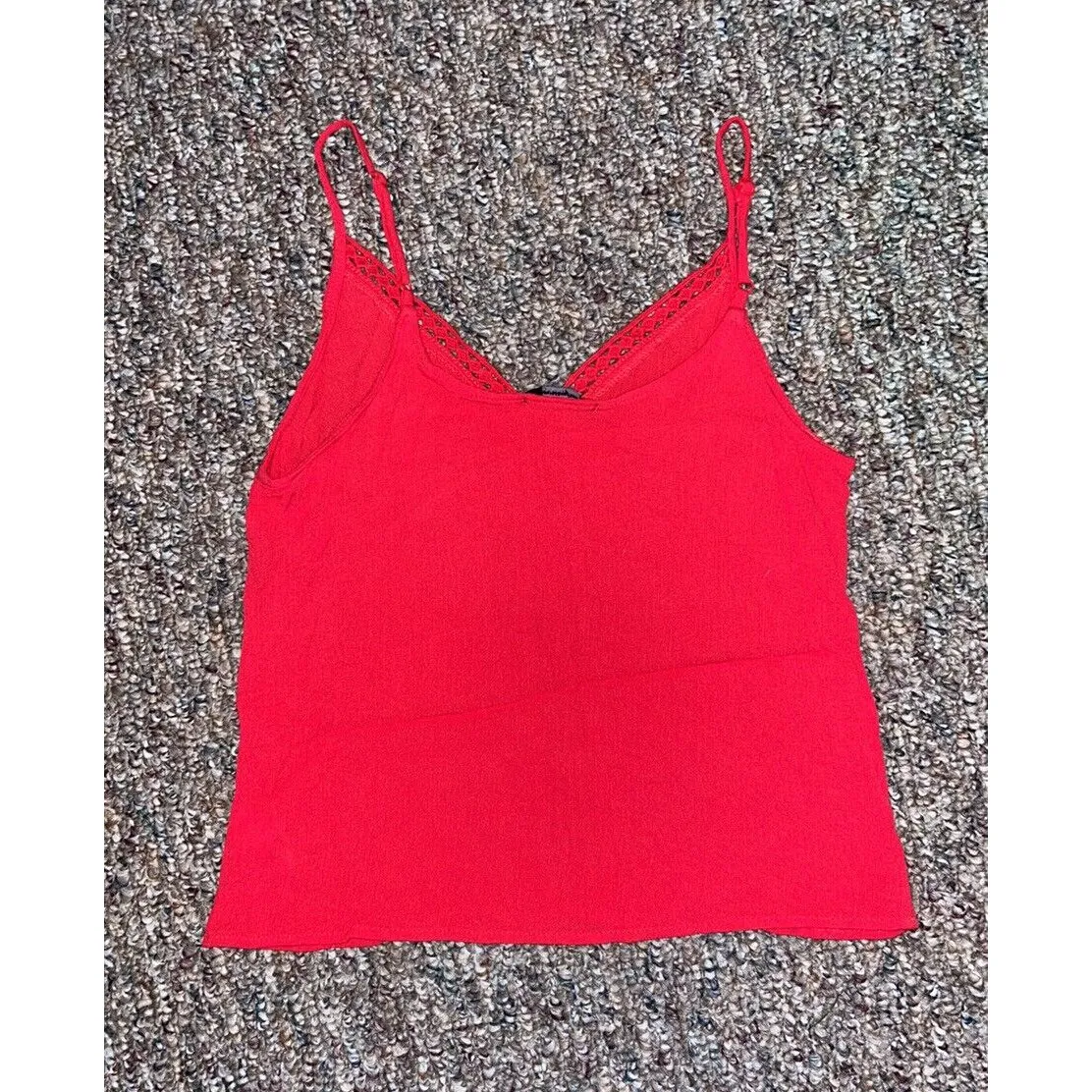 Women’s ambiance apparel red v - Image 3