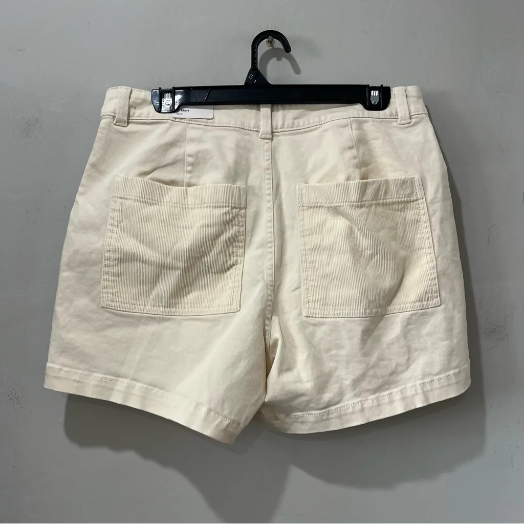 Alpine Design Women's Mixed Fabric Short Size 8 NWT MSRP $58 High Rise Off White - Image 10