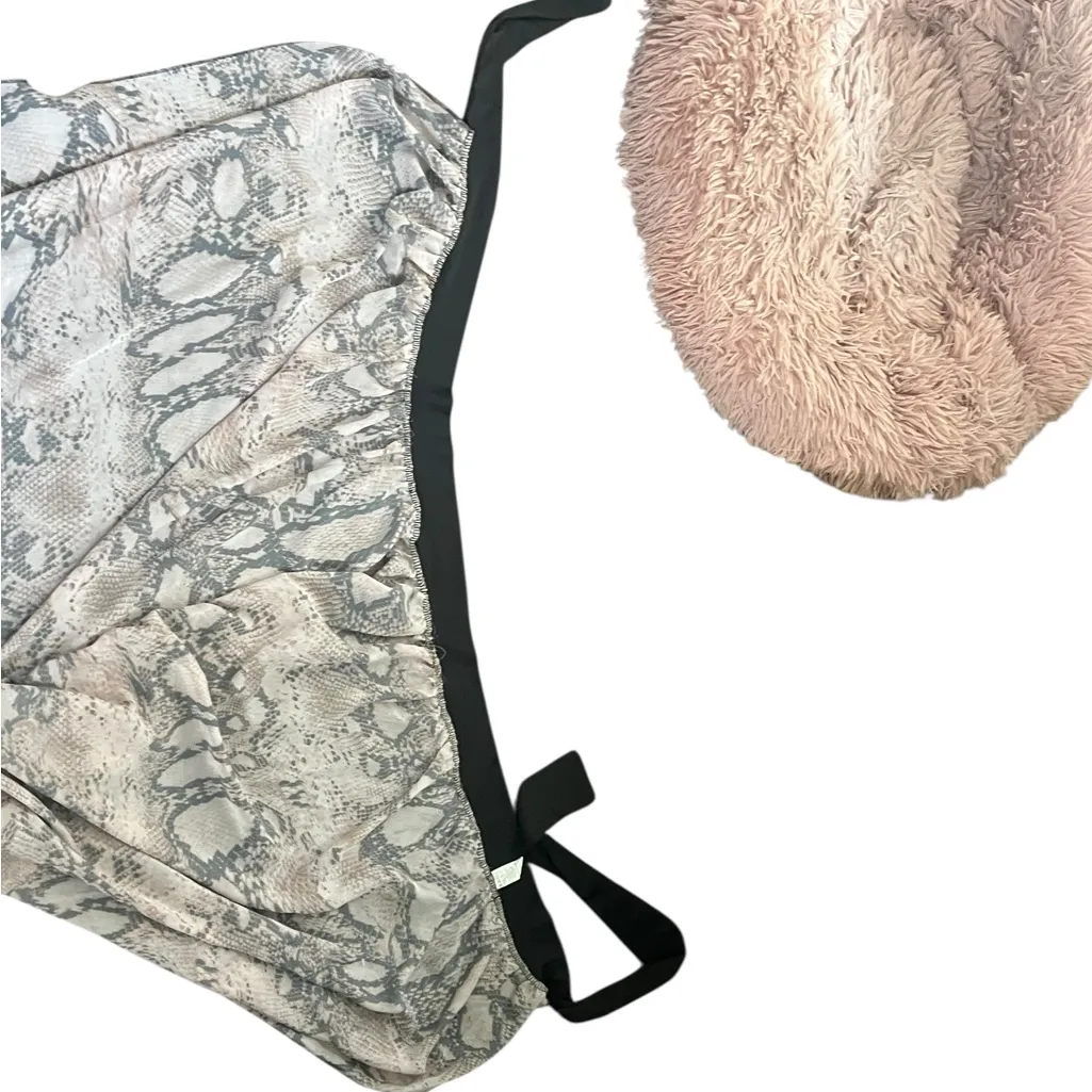 Snakeskin Print Swim Sarong - Image 5