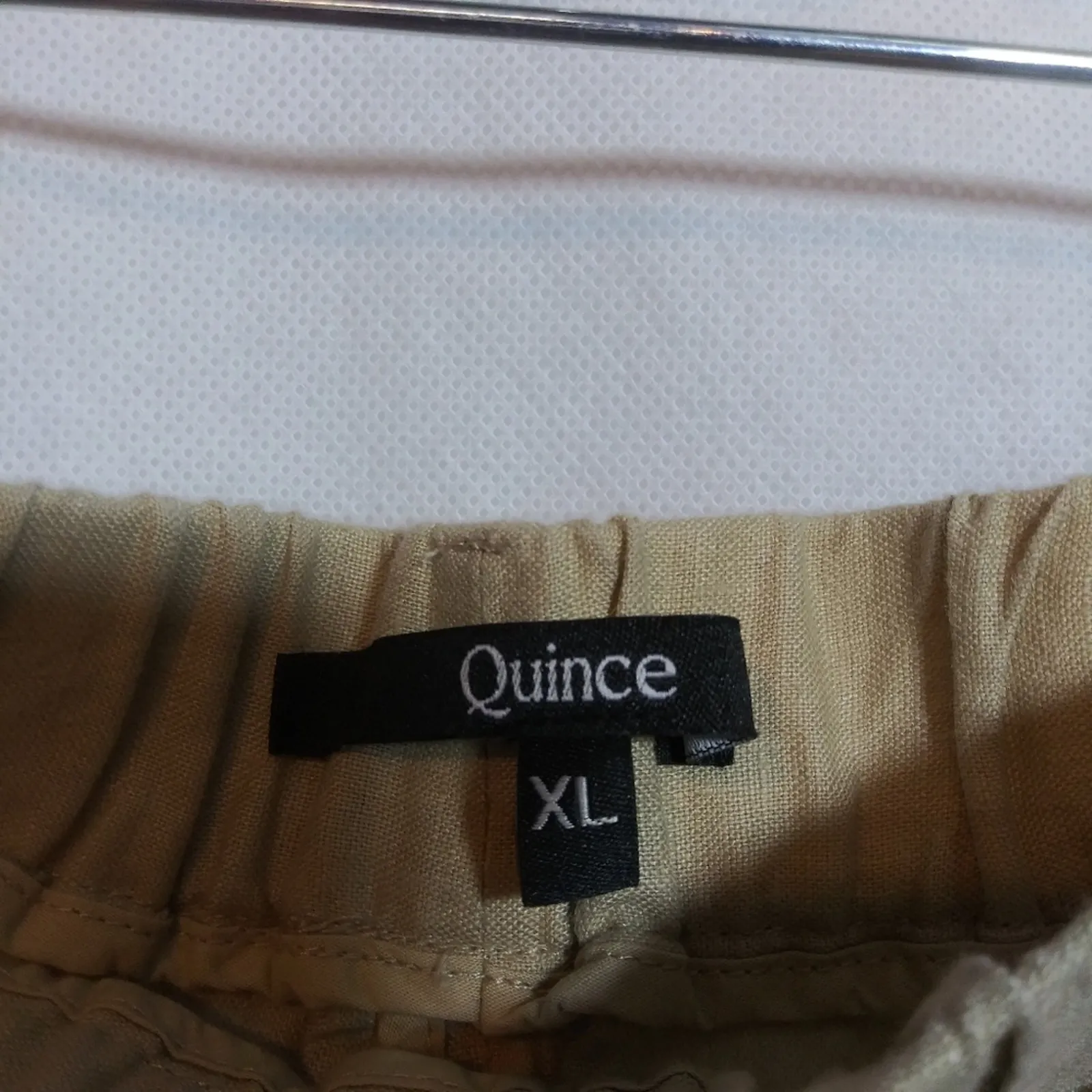 Quince Driftwood Flax Linen Natural Pull On Ankle Pants Beach Minimalist Size XL - Image 5