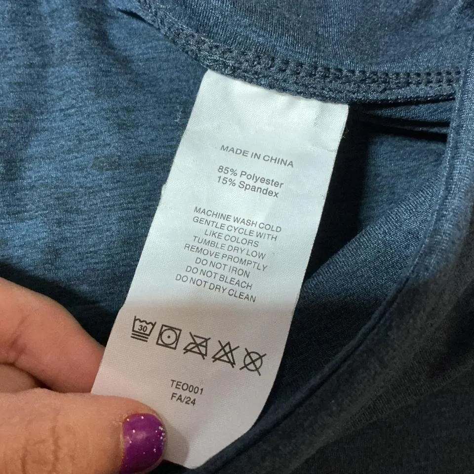 Quince Ultra Soft Side Slit Skort Heather Navy XL Athletic Tennis Golf - Image 4