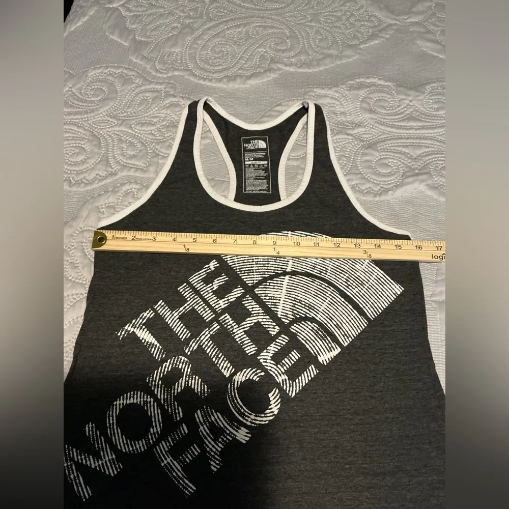 The North Face Black Graphic Fitted Tank Top - Image 5