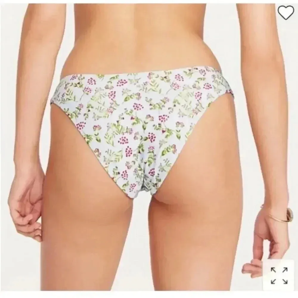 J Crew Curved waist cheeky bikini bottom in cloud meadow floral Size XXL NWT - Image 3