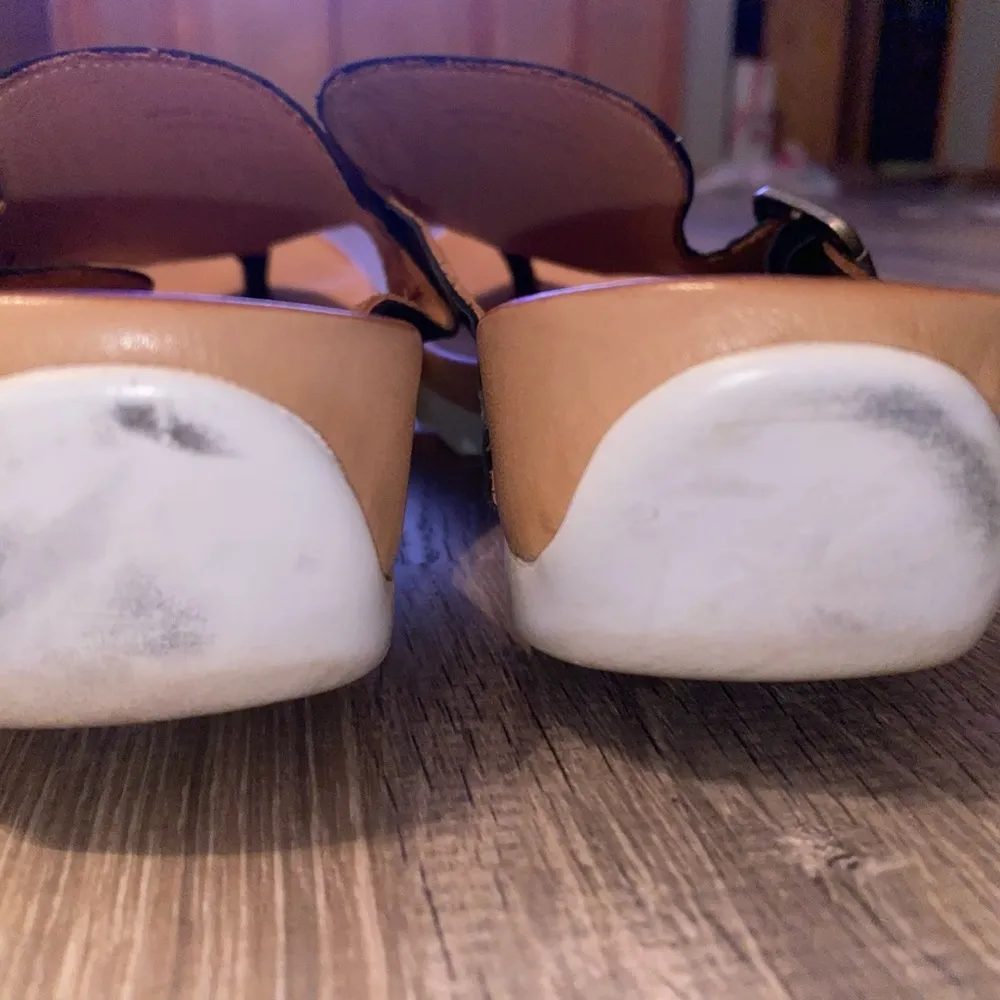 Bueno Franky black leather upper sandals size 41 - Image 7