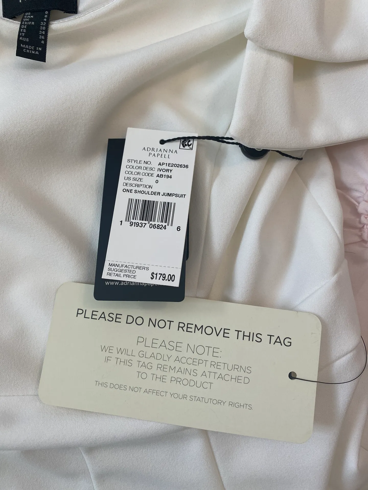 Adrianna Papell One Shoulder Bow Jumpsuit - Image 7