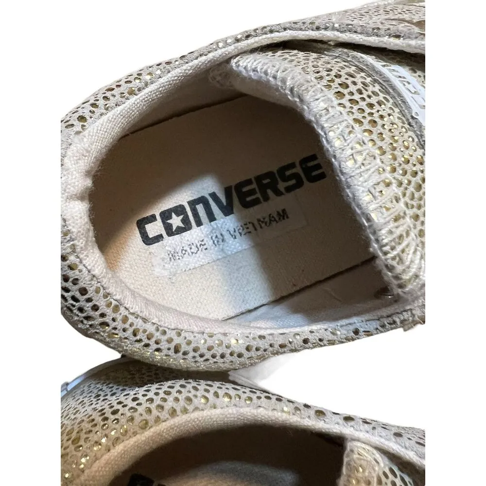 Converse Chuck Taylor 553342C Madison Sneakers Gold Canvas Lace Up Size 6 - Image 5