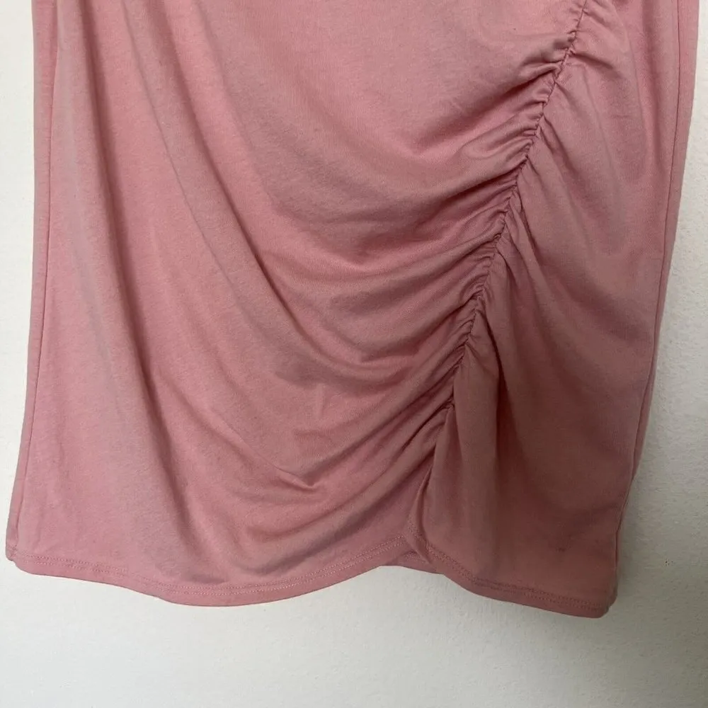 Caslon rushed T-shirt top SMALL pink Short Sleeve casual top - Image 6