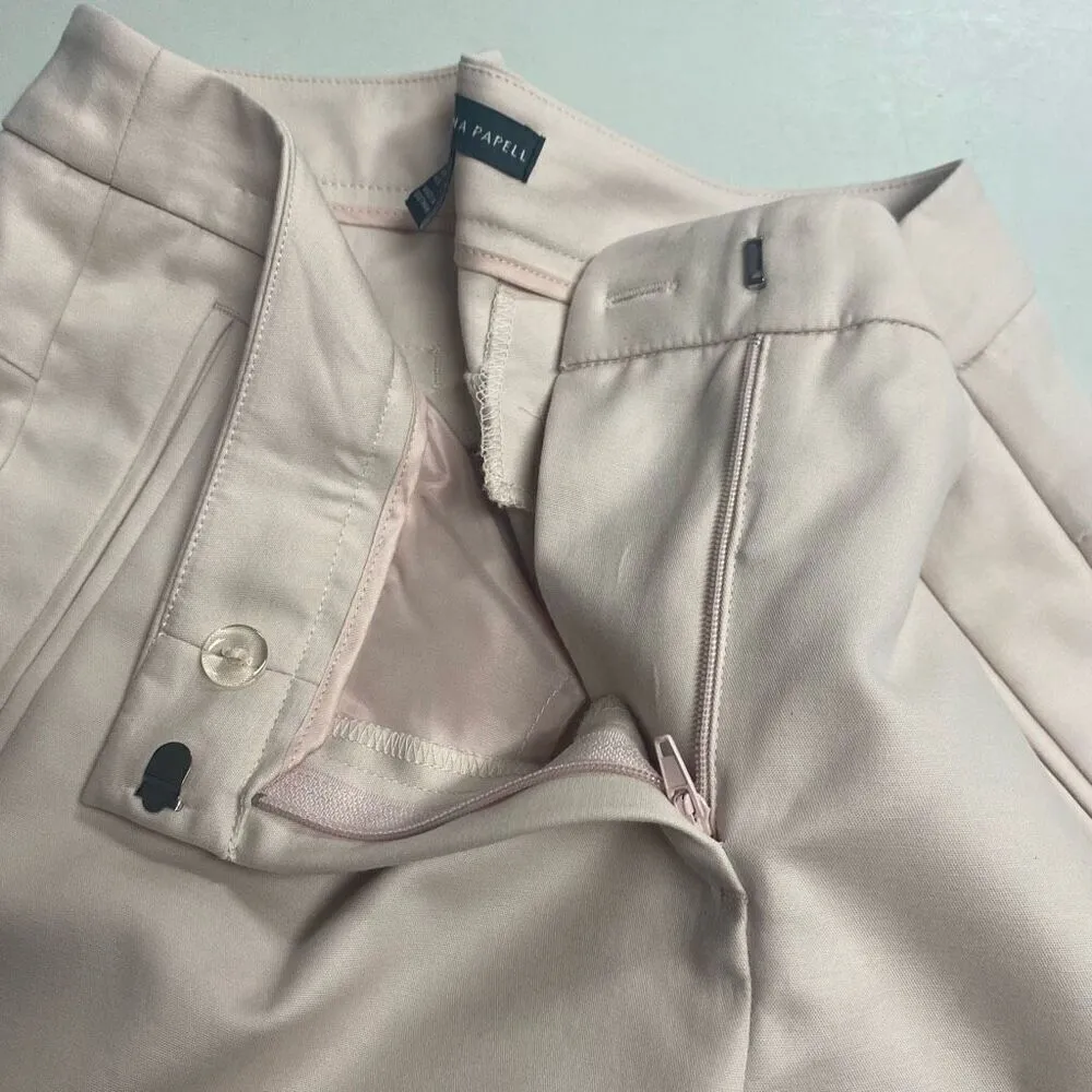 ADRIANNA PAPELL  Women’s Capris Size 8 Inseam 23”‎ Pink Cream SEE DESCRIPTION - Image 3