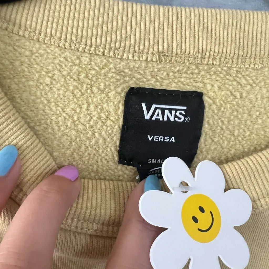 Vans  Yellow Logo Sweatshirt / Good condition* - Image 3