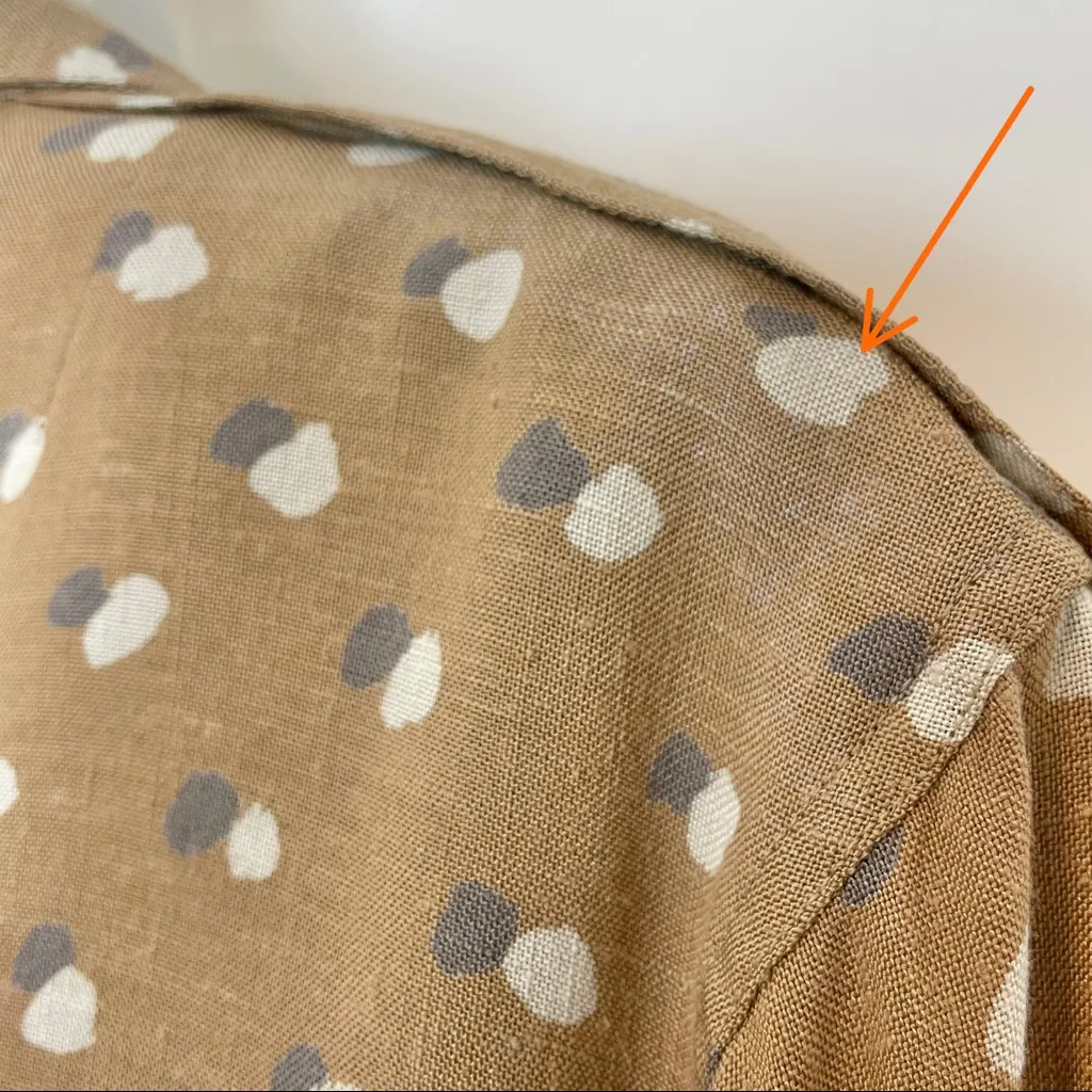 Asymmetrical Polka Dot Blazer Cropped Double - Image 4