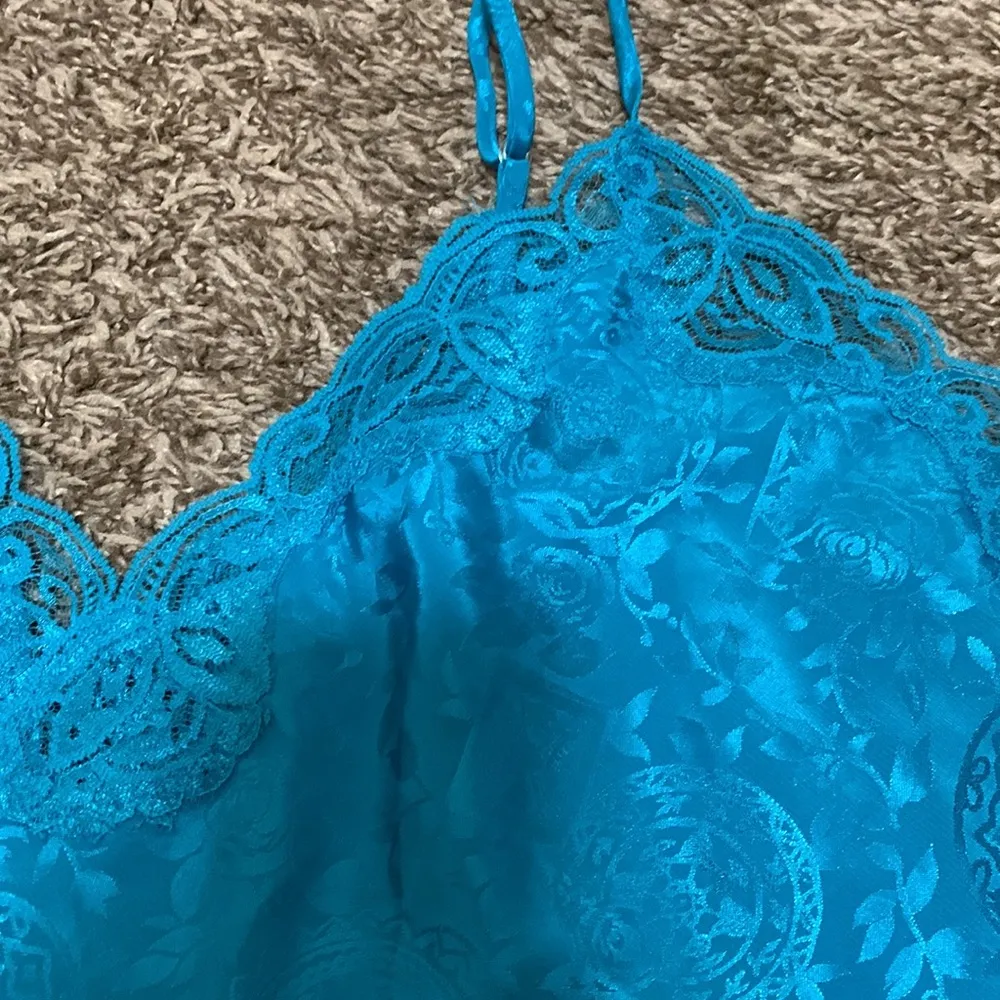 Victoria Secret Vintage gold label lace slip dress lingerie adjustable straps - Image 5