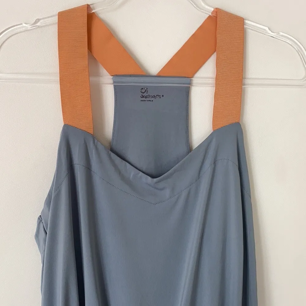 Gap Fit gray and orange cinched waist athletic dress - Image 2