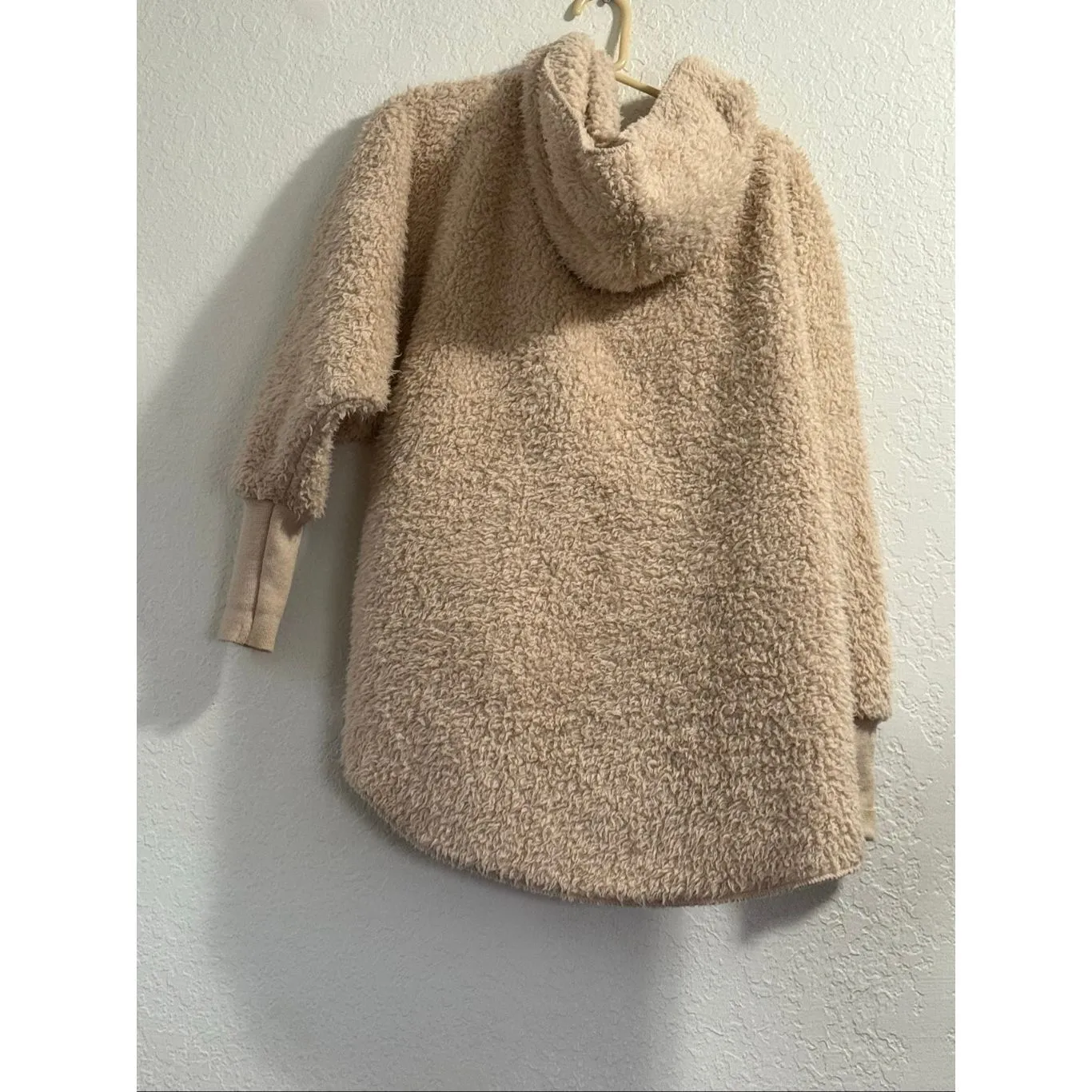 Nordic Beach Body Wrap Cardigan Sweater Coat Hooded Fleece One Size Size XL - Image 4