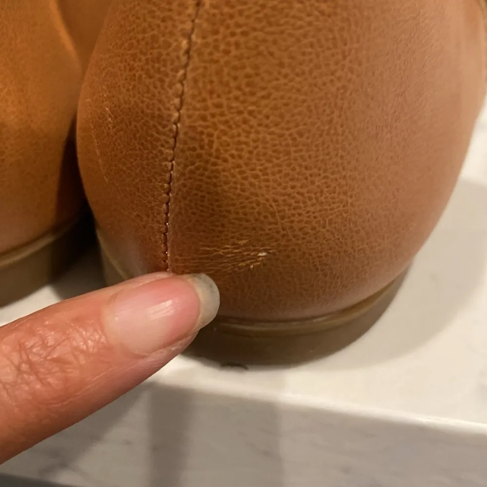 Lucky Brand leather lazer cut Slip On Sandals cottage core summer lightweight - Image 6