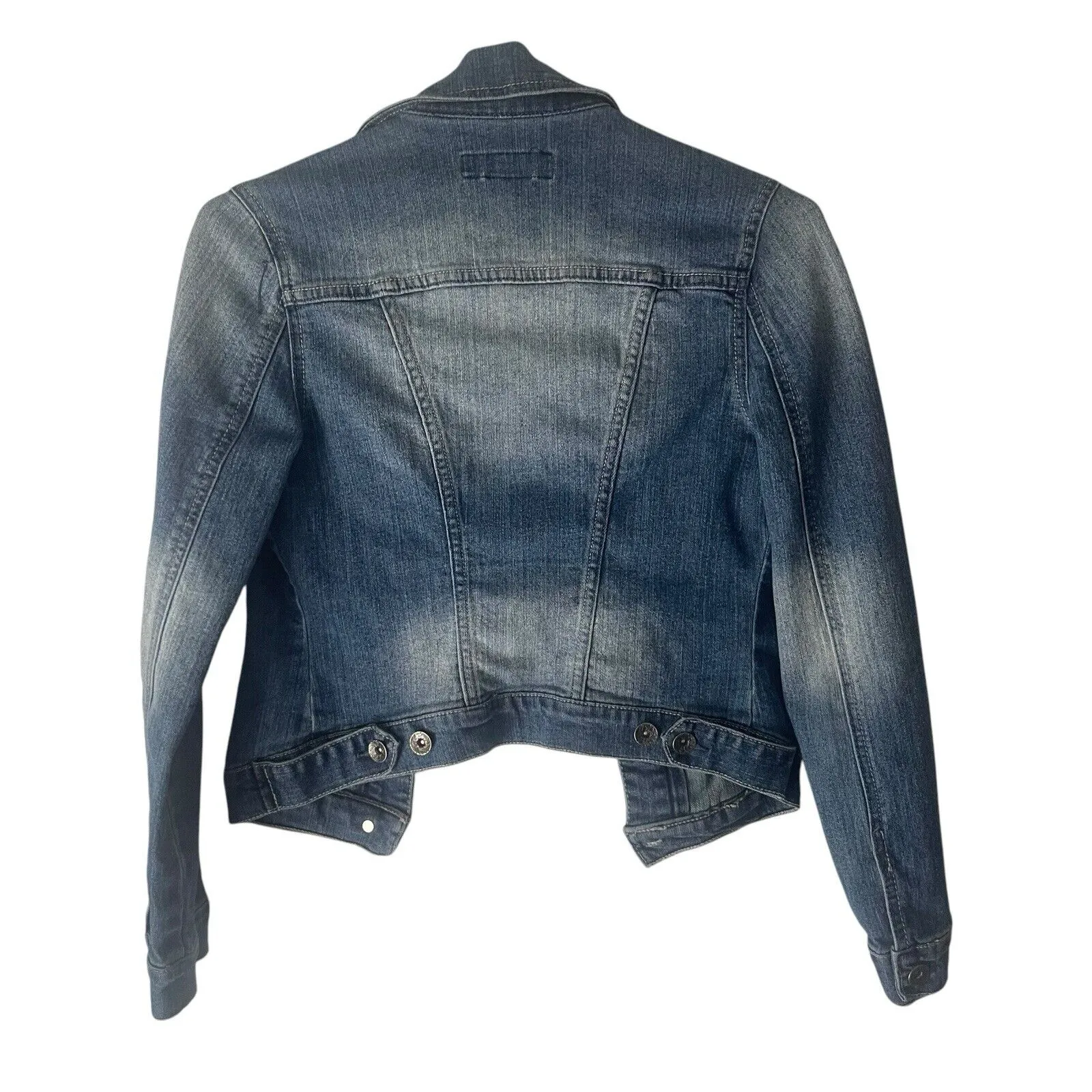 Paris Blues Y2k 2000s Size Small Denim Medium‎ Wash Jean Jacket - Image 6