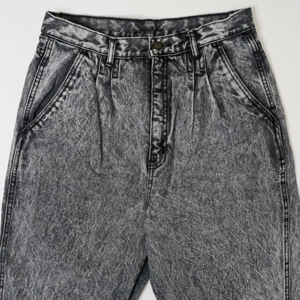Vintage 80s Bill Blass Acid Wash Jeans - Image 3