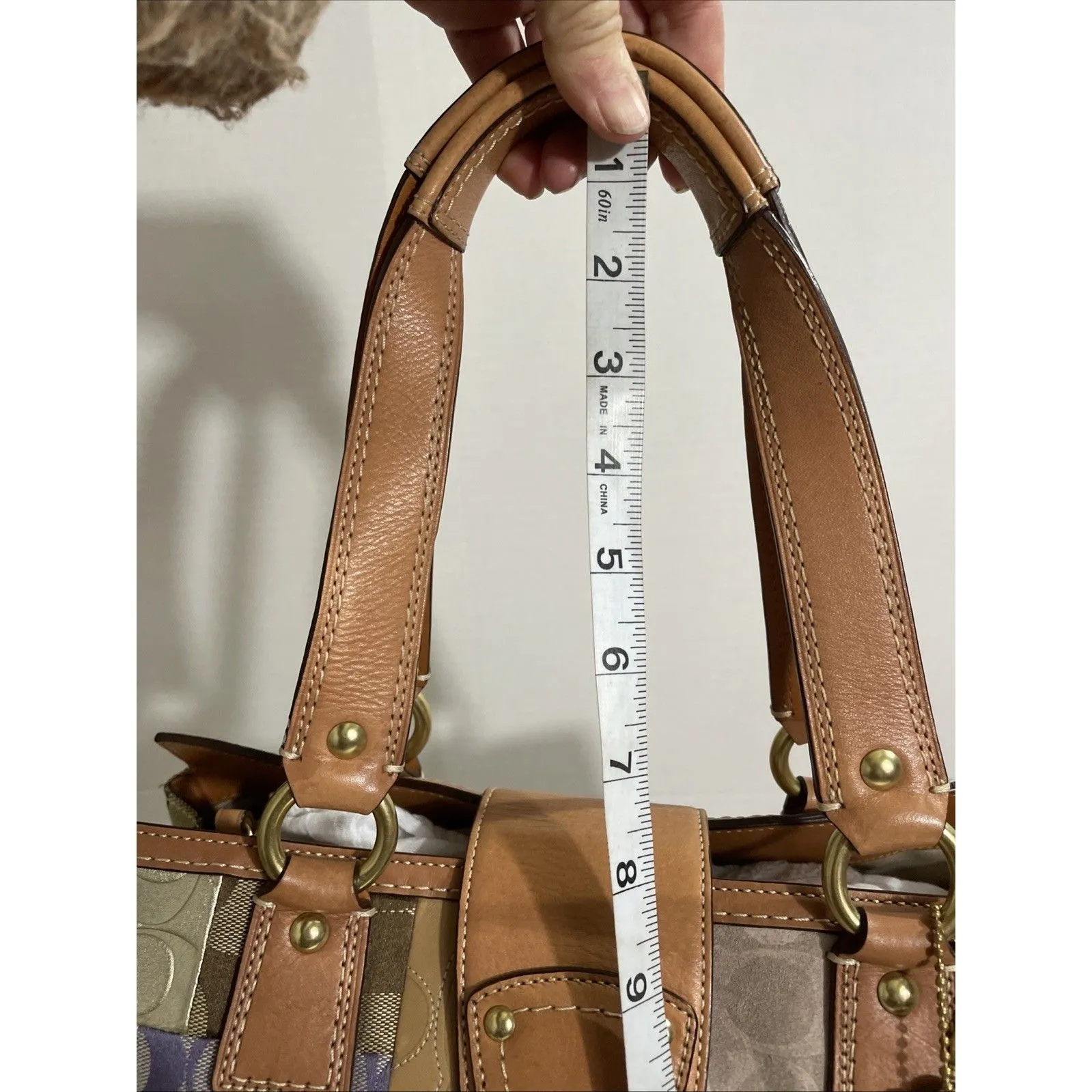 Coach Vintage F13335 Patchwork Handbag - Image 14