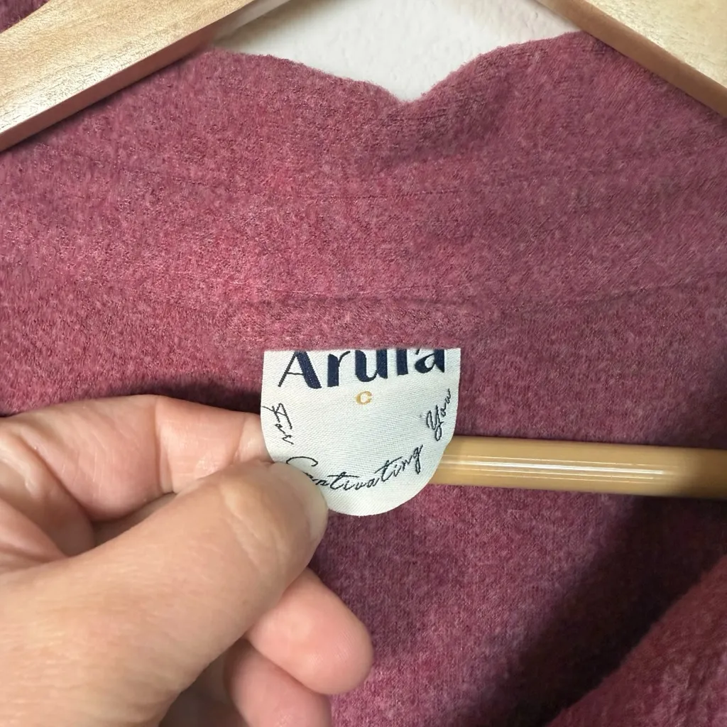 Arula Women’s Knit Button Down Top in Pink Size C (3X) - Image 5