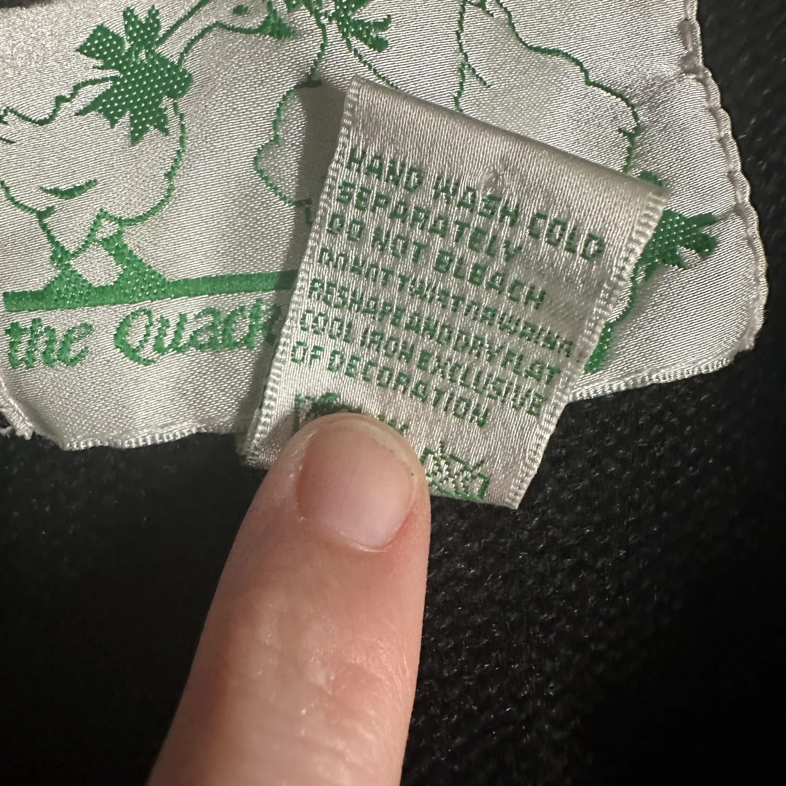 Vintage Quacker Factory Sweater Womens Large Angel Christmas Cardigan 2000s Black - Image 5