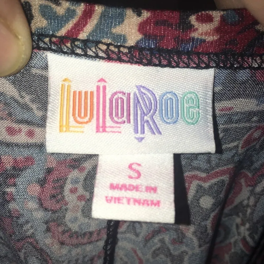 Lularoe paisley Fall colored Carly hi-low dress - Image 2