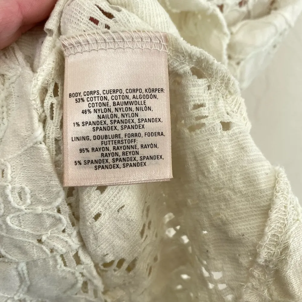 Maeve Anthropologie dayflower lace cap sleeve dress▪️size XS - Image 7